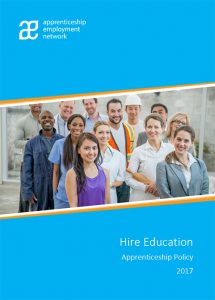 AEN Hire Education Apprenticeship Policy 2017 Cover