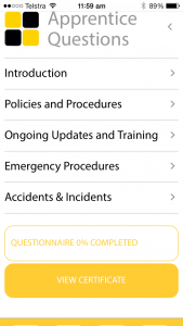 Safety first app screenshot