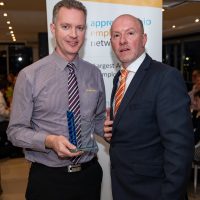 GTO Service Excellence Award Skillinvest Dale Gemmell with Gary Workman