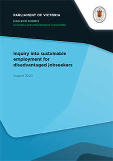 Inquiry into Sustainable Employment for Disadvantaged Job Seekers