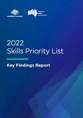 National Skills Commission 2022 Skills Priority List
