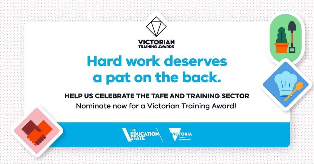 Victorian Training Awards Hard Work Deserves a Pat on the Back