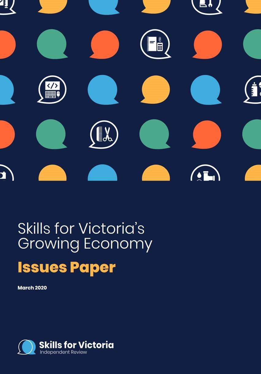 skills for victoria's growing economy cover